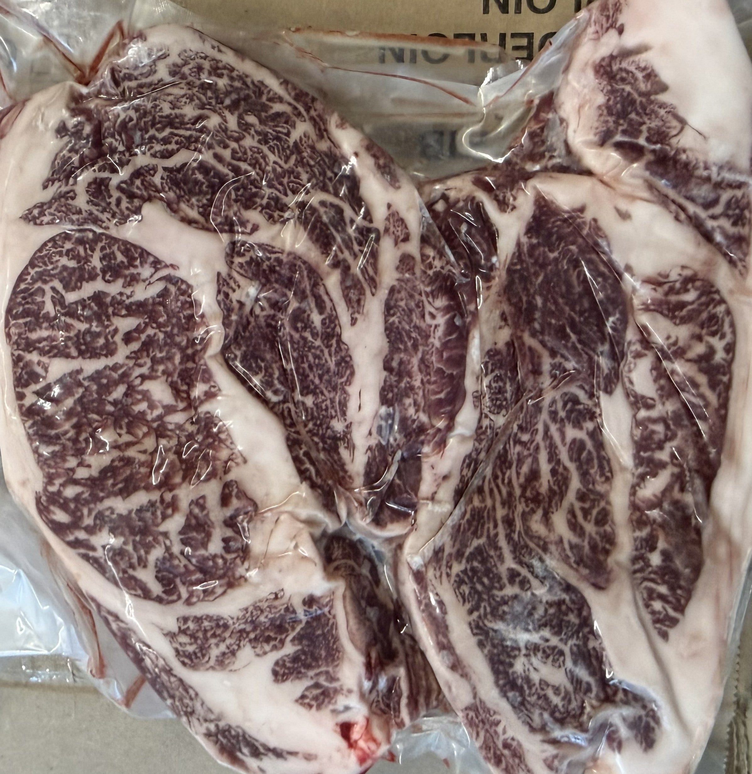 1 1/2" THICKNESS AMERICAN WAGYU "DELMONICO" 2 pack