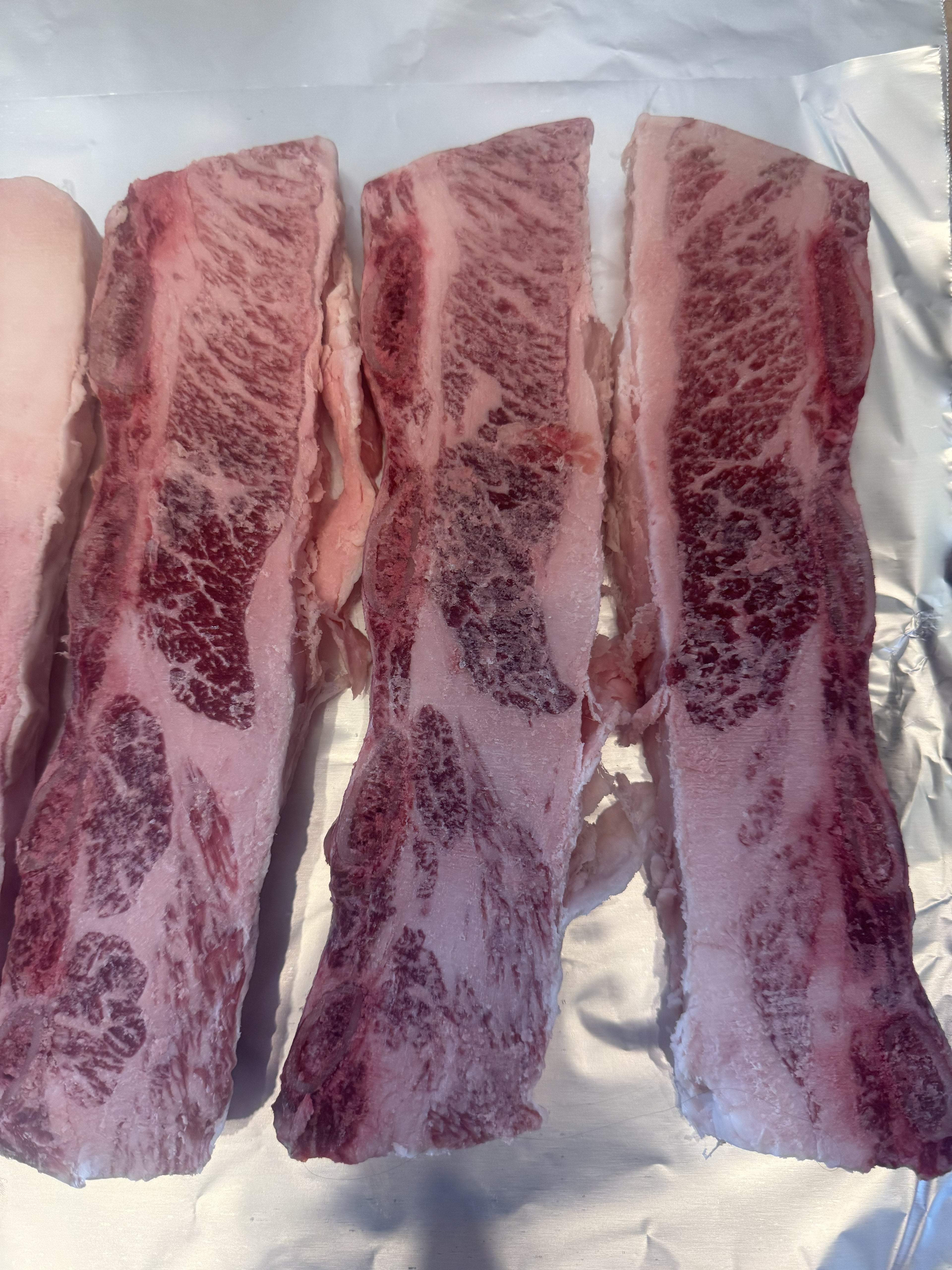 AMERICAN WAGYU KOREAN (KALBRI) SHORT RIBS ABOUT 7 PER PACK